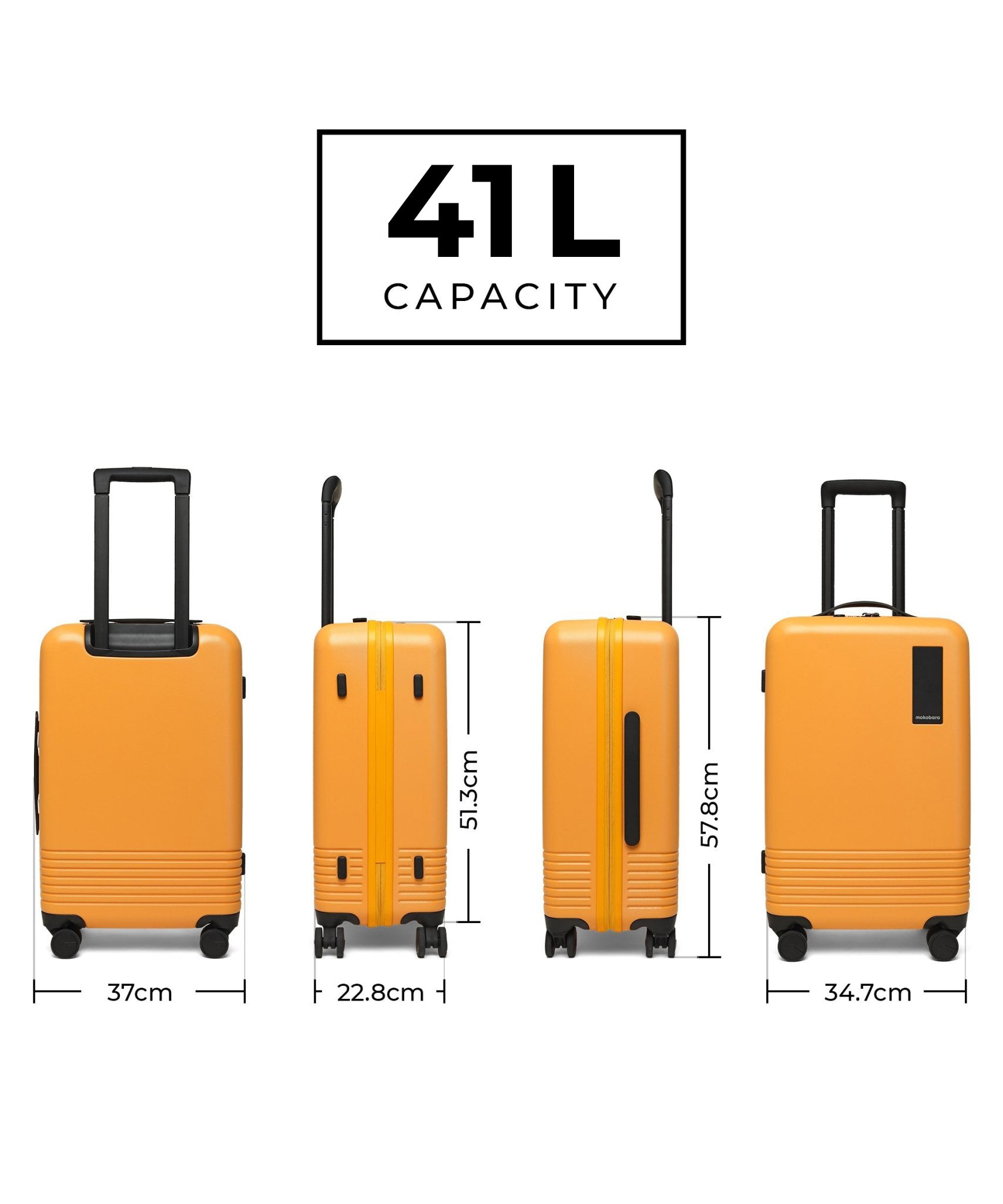 Color_Sunnyside Yellow | Set of Two Luggage