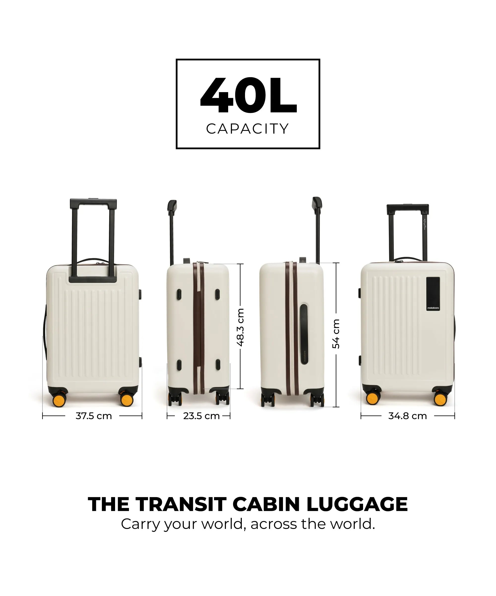 Color_ Still Loading Brownray (Limited Edition) | The Transit Luggage - Cabin